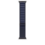49mm Navy Alpine Loop - Large - Black Titanium Finish