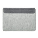 Handmade felt and natural suede Case for MacBook Pro 13 / MacBook Air 13 - Light gray
