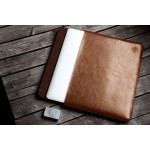 Handmade Leather Case for MacBook Pro 16 - Brown