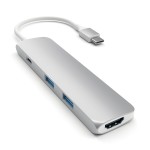 Satechi USB-C 4 Multiport Silver adapter