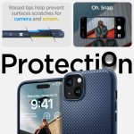 Spigen iPhone 15 Plus case - Armor (MagSafe) Matte Black