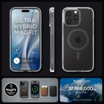 Spigen iPhone 15 Pro case with MagSafe - Clear Graphite