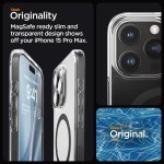 Spigen iPhone 15 Pro Max case with MagSafe - Clear Graphite