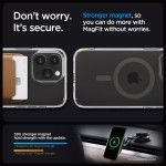 Spigen iPhone 15 Pro Max case with MagSafe - Clear Graphite