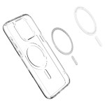 Spigen iPhone 15 Pro case with MagSafe - Clear White