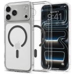 Spigen iPhone 17 Pro case with MagSafe - Clear Graphite