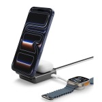 Spigen Essential Qi 2.2 25W Wireless MagSafe 2in1 charger - Black