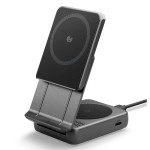 Spigen Essential Qi 2.2 25W Wireless MagSafe 2in1 charger - Black
