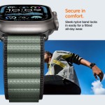 44/45/46/49mm Spigen band - Black/Green