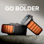 44/45/46/49mm Spigen band - Black/Orange