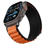 44/45/46/49mm Spigen band - Black/Orange