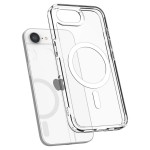 Spigen iPhone 16e/17e case with MagSafe - Clear White