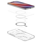 Spigen iPhone 16e/17e case with MagSafe - Clear White