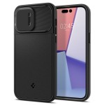 Spigen iPhone 14 Pro case - Optik Armor (MagFit) Black