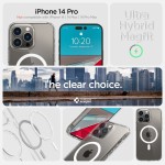 Spigen iPhone 14 Pro case with MagSafe - Clear White