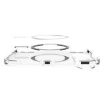 Spigen Ultra Hybrid Pro MagSafe iPhone Duo case - Clear/White