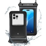 Spigen Universal Waterproof Float case - Matte Black (2x pack)