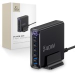 Tech-Protect 120W Gan-4 USB-C / USB-A charger - Black