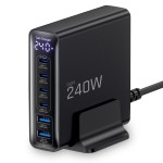 Tech-Protect 120W Gan-4 USB-C / USB-A charger - Black