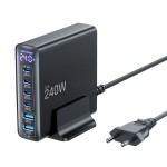 Tech-Protect 120W Gan-4 USB-C / USB-A charger - Black