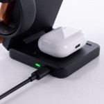 Tech-Protect A56 3IN1 25W QI2.2 MagSafe kroviklis - Black