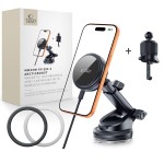 Tech-Protect V9 ArcticBoost magnetic car wireless charger 25W Black