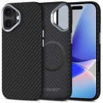 Tech-Protect iPhone 17 Carbon case with MagSafe - Black/Silver