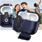 Tech-Protect Slim Hook Apple Airpods Pro 3 - Navy Blue