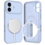 Tech-Protect Silicone MagSafe iPhone 17 case - Mist Blue