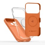 Tech-Protect Silicone MagSafe iPhone 17 Pro Max case - Cosmic Orange