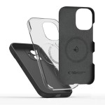 Tech-Protect Silicone MagSafe iPhone 17 case - Black