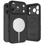 Tech-Protect Silicone MagSafe iPhone 17 Pro case - Black