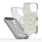 Tech-Protect Silicone MagSafe iPhone 17 case - Stone Grey