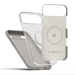 Tech-Protect Silicone MagSafe iPhone 17 Air case - Stone Grey