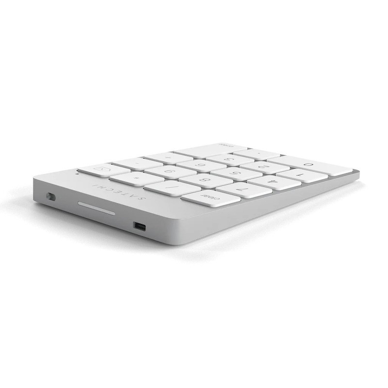 Satechi Rechargeable Bluetooth Numeric Keypad - Silver ST-KSALKPS