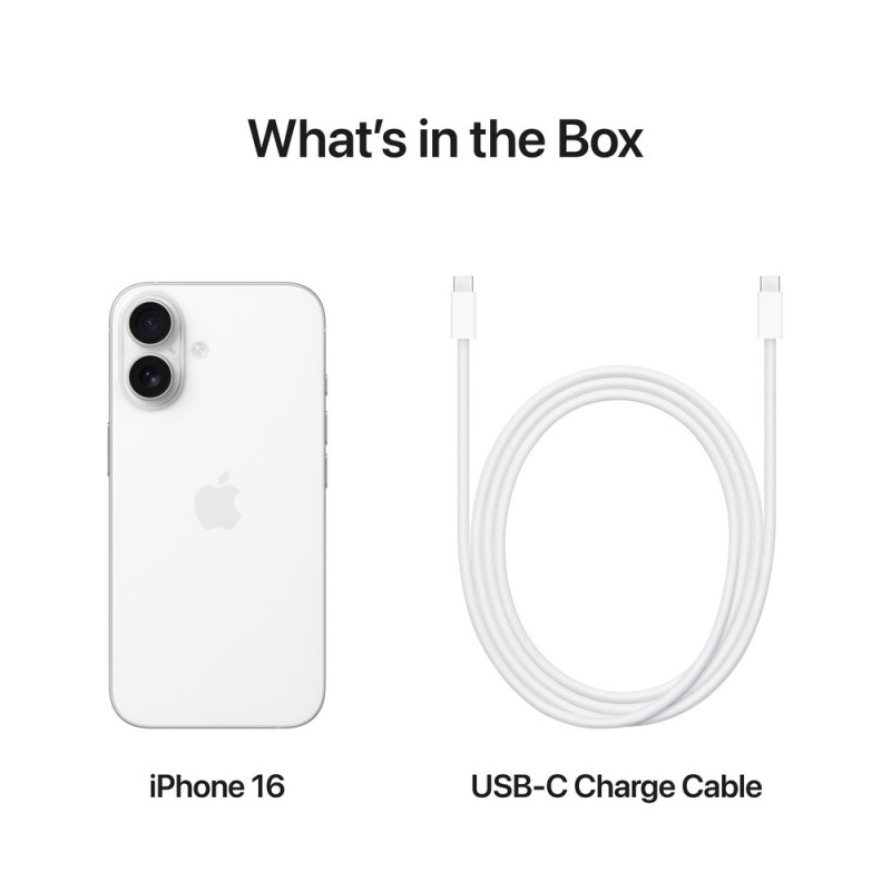 iPhone 16 128GB White MYE93HX/A price only 839 €