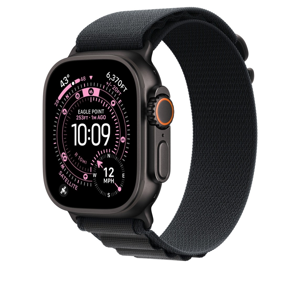 49mm Black Alpine Loop - Small - Black Titanium Finish MG9G4ZM/A