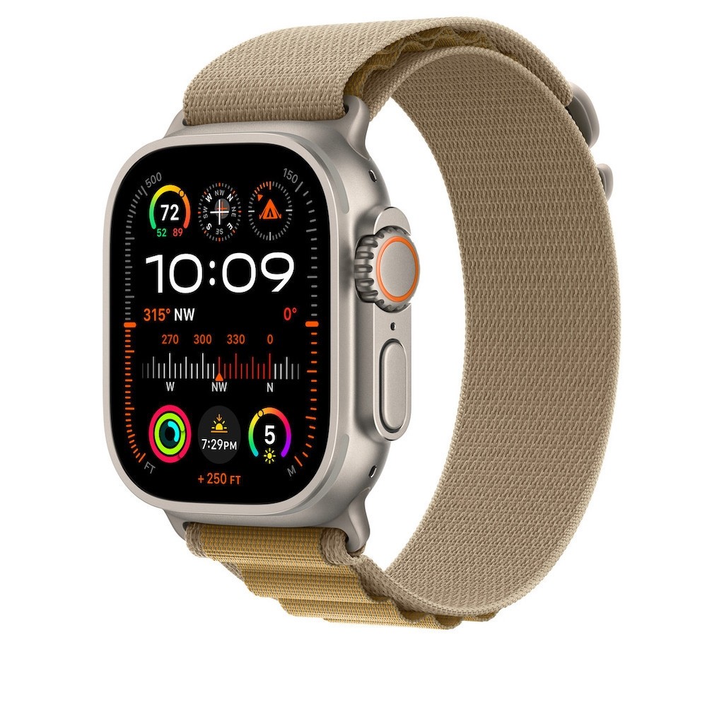 49mm Tan Alpine Loop - Large - Natural Titanium Finish MXN33ZM/A price ...