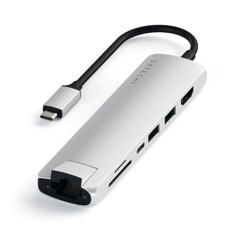 安全保証付き Satechi USB-C Proハブ Max 8in2 (シルバー) USB4 HDMI 