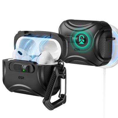 ESR Cyber Fliclock HaloLock Apple AirPods Pro 3 Case - Black
