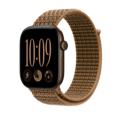 46mm Light Umber Plaid Sport Loop