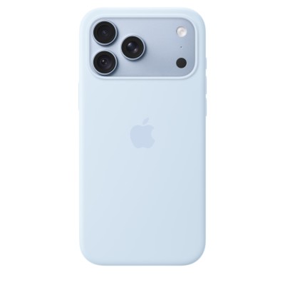 iPhone 18 Pro Max Silicone Case with MagSafe - Crisp Blue