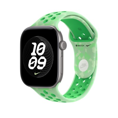 46mm Green Spark Nike Sport Band - S/M