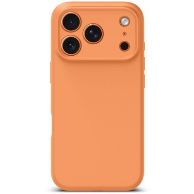 Tech-Protect Silicone MagSafe iPhone 17 Pro Max case - Cosmic Orange