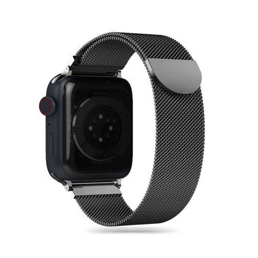 Apple Watch Series 9 GPS + Cellular 45mm Midnight Aluminium Case with Midnight Sport Band - S/M (Demo) + Tech-Protect Milanese Black Band