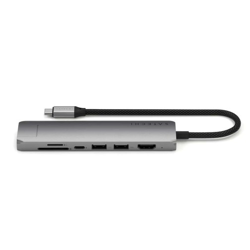 Satechi Type-C 7-in-1 Ethernet adapteris - Space Gray