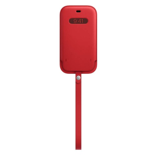 Apple iPhone 12 Pro Max Leather Sleeve with MagSafe - (PRODUCT)RED