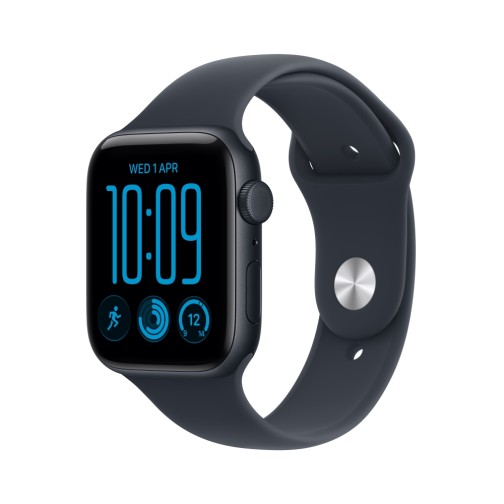 Apple Watch SE 3 GPS + Cellular 40mm Midnight Aluminium Case with Navy Blue Sport Band - M/L