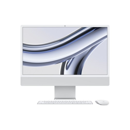 iMac 24" 4.5K Retina, M3 8C CPU, 16GB, 256GB SSD, 8C GPU, Mac OS, Silver, Magic Keyboard Touch ID and Numeric Keypad