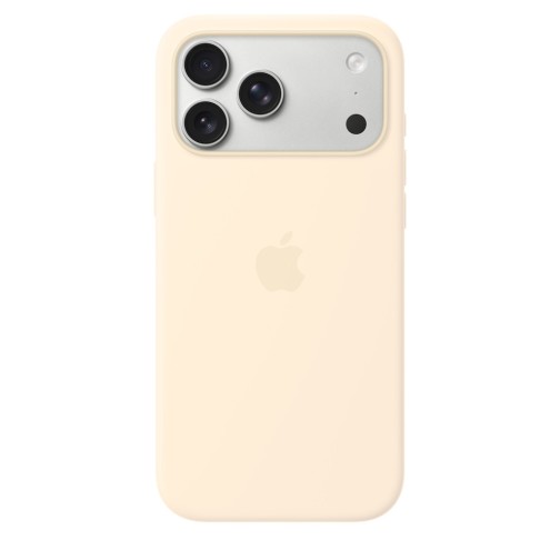 iPhone 17 Pro Max Silicone Case with MagSafe – Vanilla